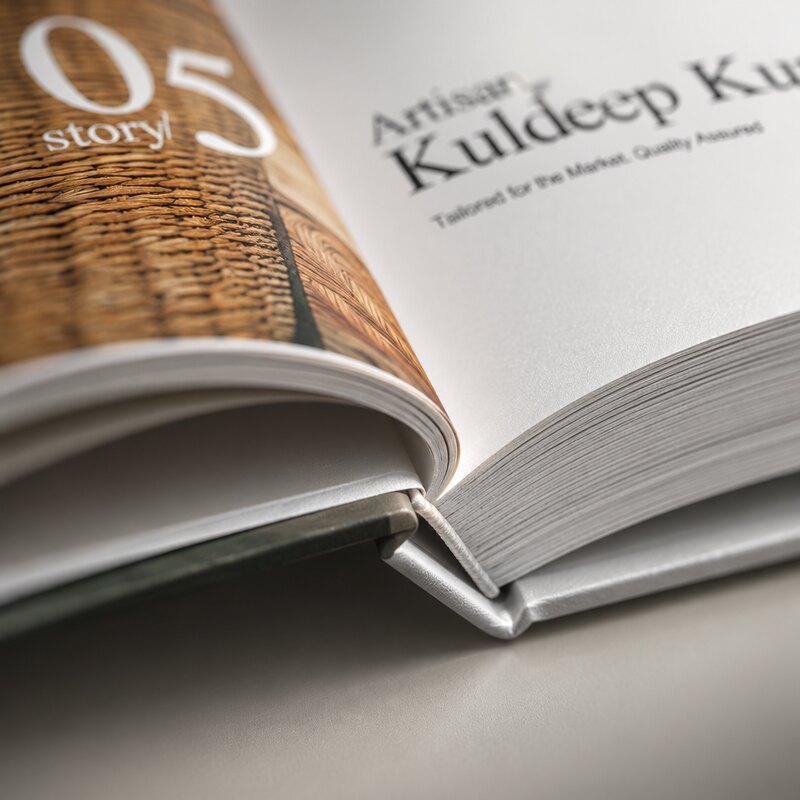 The story pages, close.