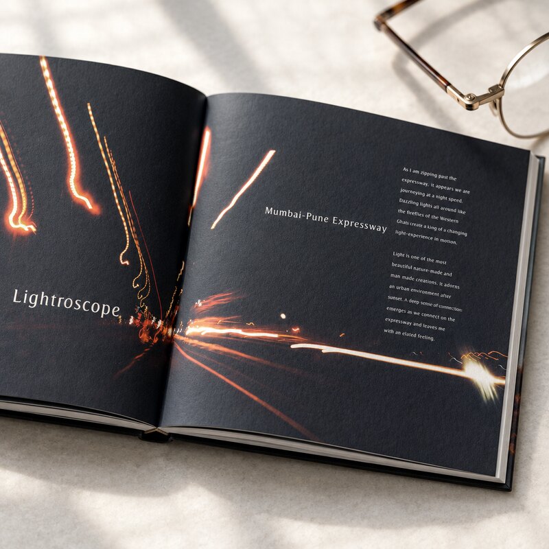 Lightscape, a long exposure.