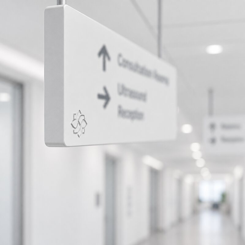 Wayfinding, overhead.