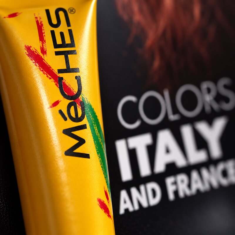 MèCHES, the tube at full bleed.