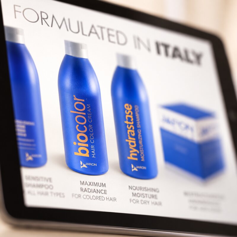 The range, formulated in Italy.