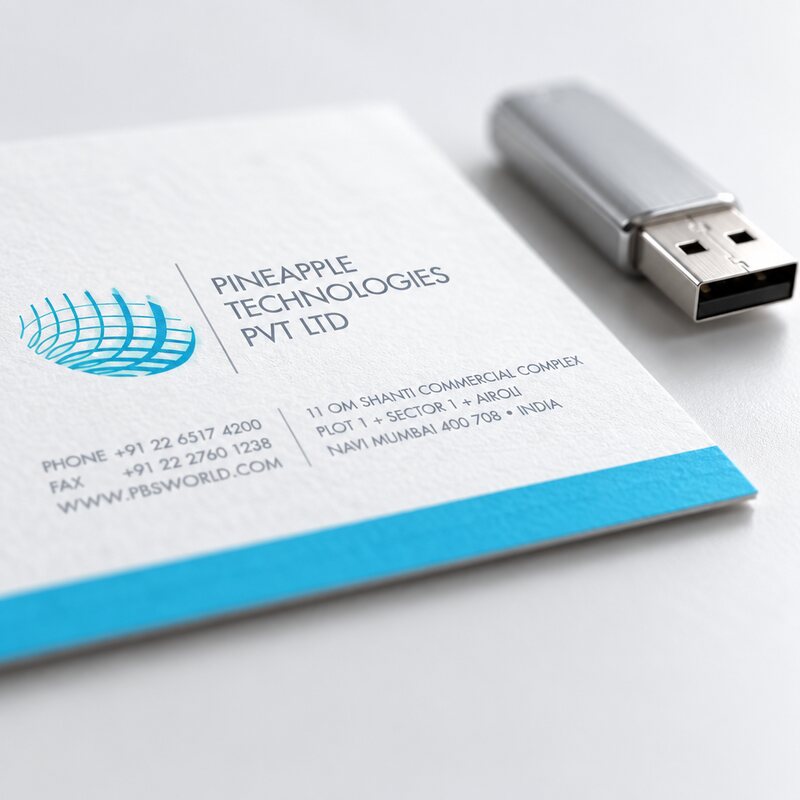 Letterhead and a company drive.