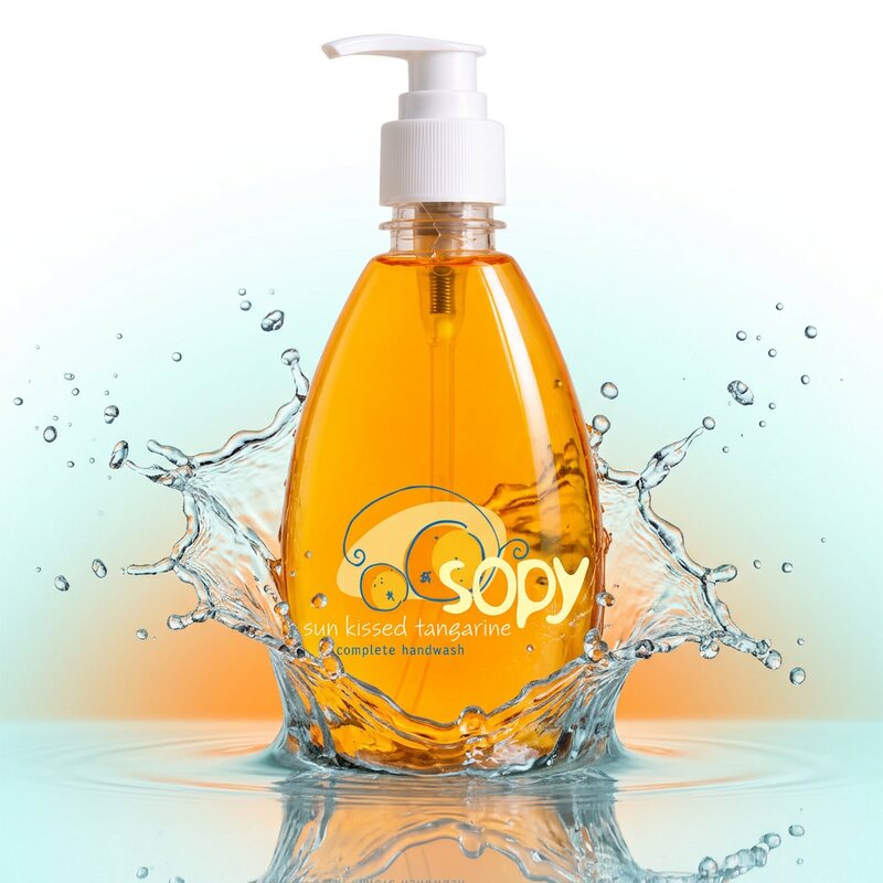Tangerine, in the splash.